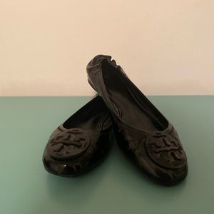 Tory Burch Reva patent leather flats